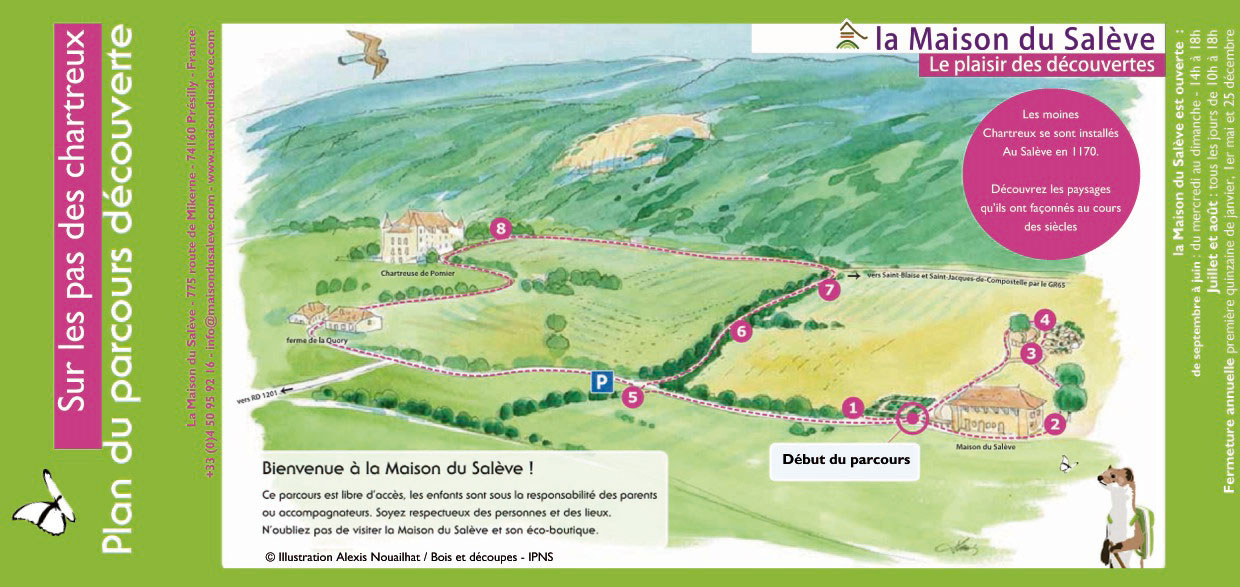 Plan parcours découverte